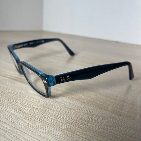 Ray-Ban RB1530 3667 Eyeglasses Rectangular Blue Full Rim 48-16-130 Frames Only - Picture 3 of 10